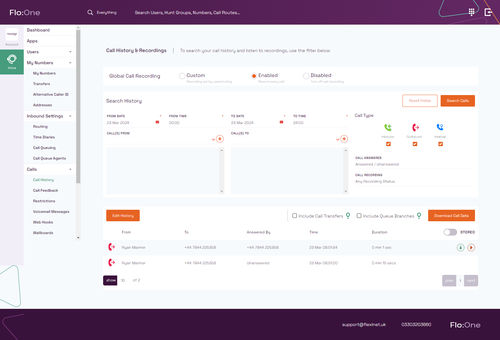 Flo:One Admin System Overview – Flo:One