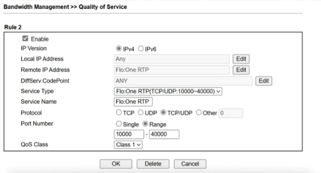 QoS Guide for Flo-One on Draytek Routers – Flo:One
